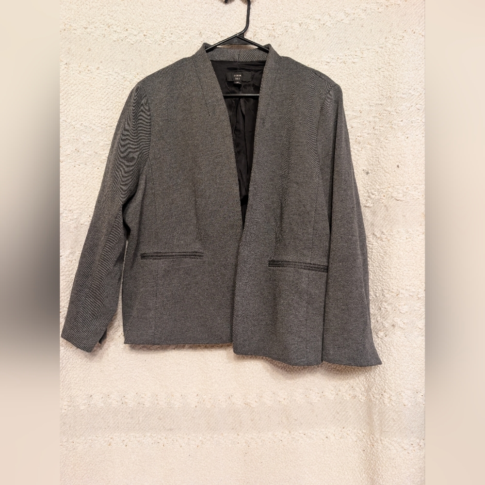 J Crew 365 Women's Dark Gray Blazer Size 22